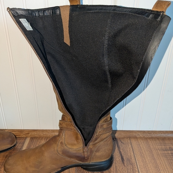 Chestnut Leather " Tetra" Waterproof Boots by Merrell Women's Sz 8 - Picture 8 of 9